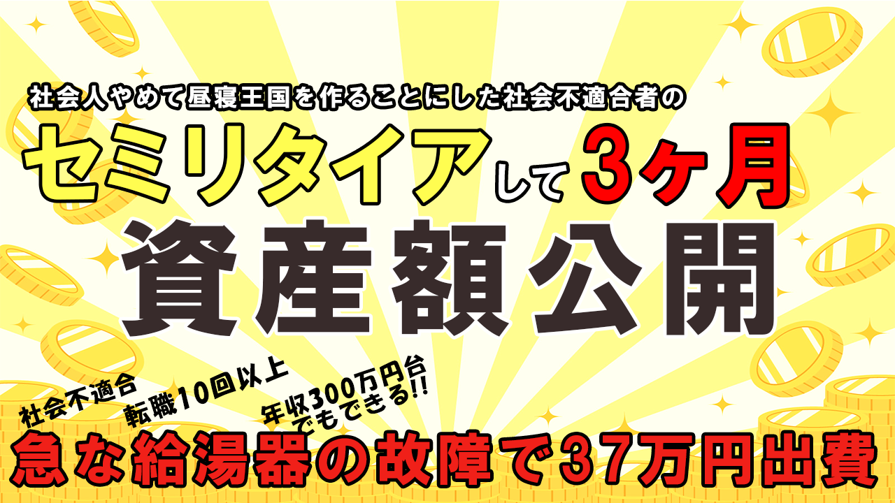 3か月資産公開